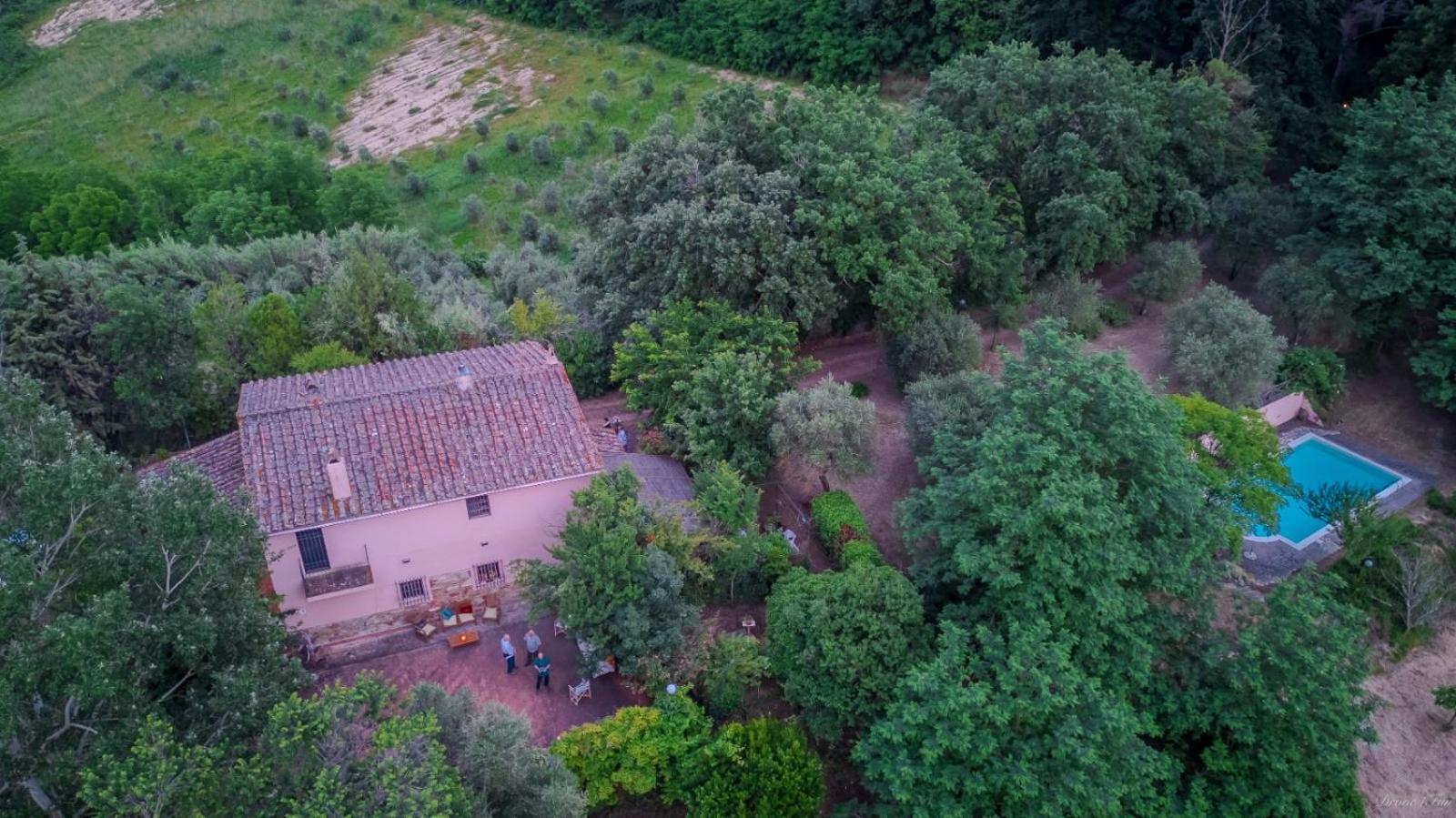 La Casa Nel Bosco Villa Lari Eksteriør bilde